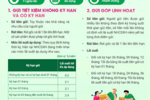  Ngân hàng Chính sách xã hội Thủy Nguyên thông báo lãi suất mới đối với tiền gửi bằng đồng Việt Nam